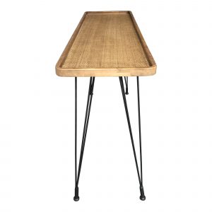 Bàn Mây Tre Đan Chân Sắt